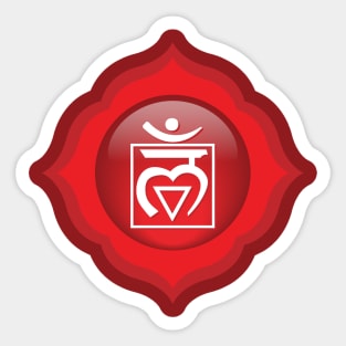 Root Chakra: Muladhara Symbol Sticker